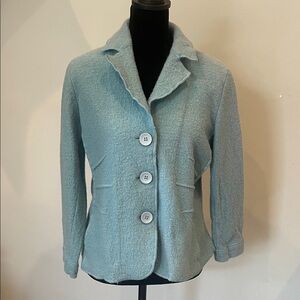 Women's Light Blue Jacket- blazer small